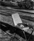 Another angle on the Angry Chair with the Dark Pope in his dehydrated state sitting atop it.